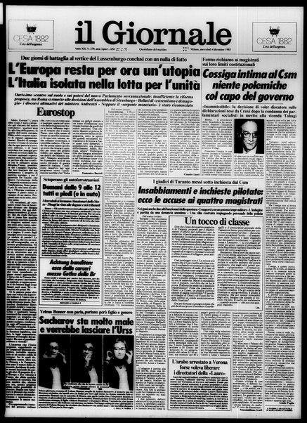 Il giornale : quotidiano del mattino